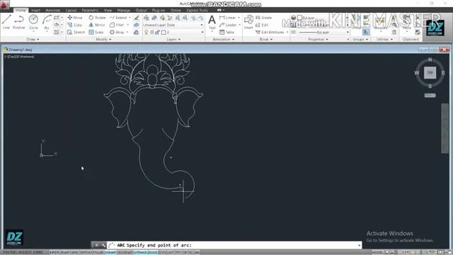 Autocad 2D 1ST Place God Ganesh How To Draw #autocad #drawing #loadganesh #2dautocad смотреть онлайн