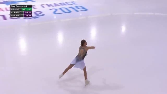 Алёна Косторная. Короткая Программа. Internationaux de Frence. Гран-при по фигурному катанию смотреть онлайн