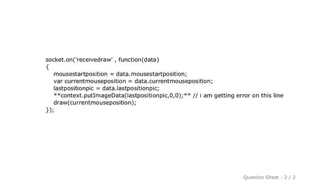 HTML : Argument 1 of CanvasRenderingContext2D.putImageData does not implement interface ImageData смотреть онлайн