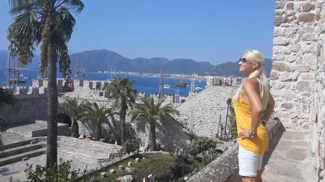 Крепость Мармариса. Пристань.Магазинчики. │Marmaris Kalesi.İskele.