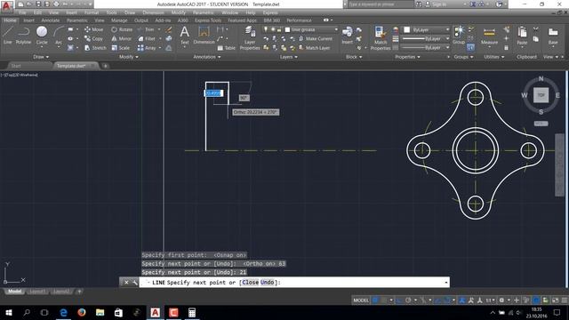 AutoCAD 2000 - Exemplul 5.2 (pag. 42) смотреть онлайн