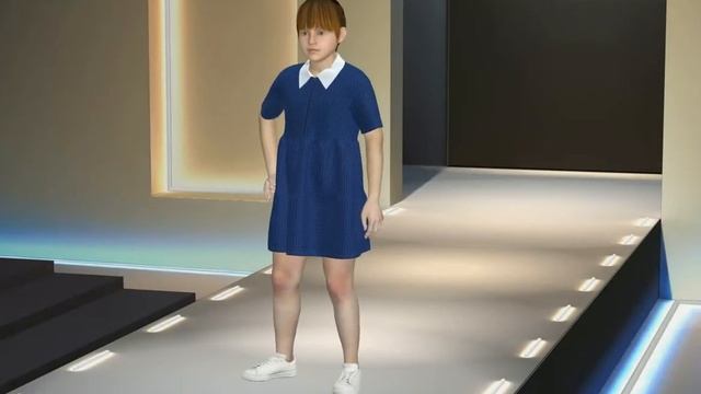 Анимация проекта детской одежды Носач Вероники в программе CLO 3D смотреть онлайн