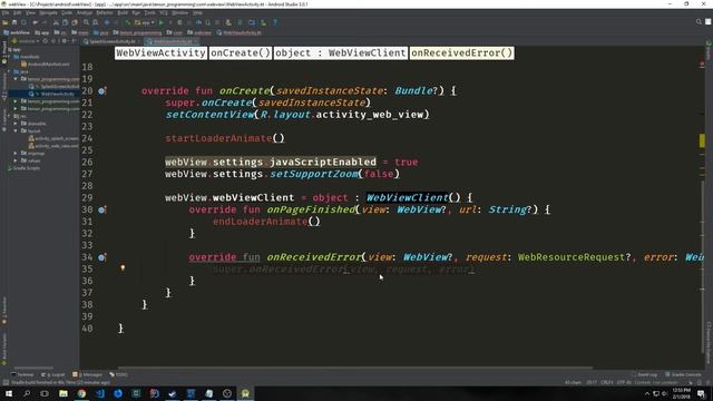 Kotlin Project - Android WebView