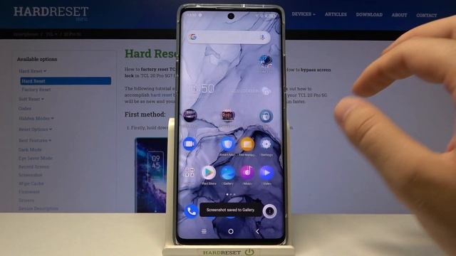 How to Take a Screenshot without Buttons on TCL 20 Pro 5G – Gesture Screenshot смотреть онлайн