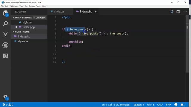 Custom Theme Site (theme setup) Lab part 05 смотреть онлайн
