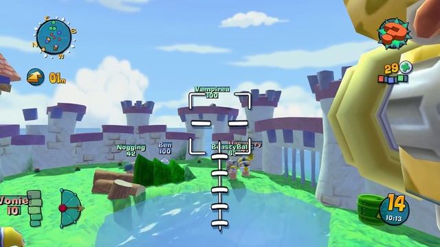 Worms Ultimate Mayhem - 3D is Confusing (Game 1) смотреть онлайн
