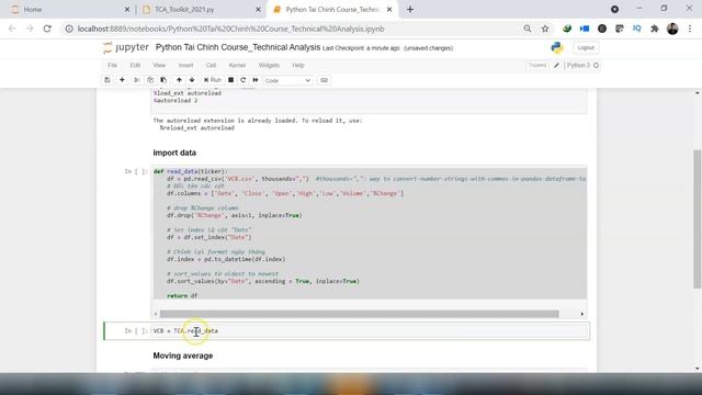 [Investment Analysis Using Python] - Lesson 9. Moving Average смотреть онлайн