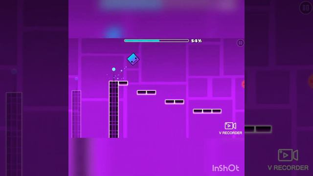 GEOMETRY DASH Прохождение 1 Уровня на 3 монетки