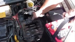 How to change coolant temperature sensor Dodge Neon 02