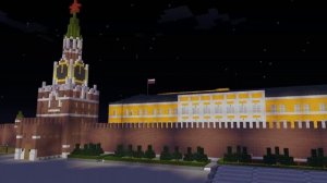 Кремлёвские Куранты в Майнкрафт 2023