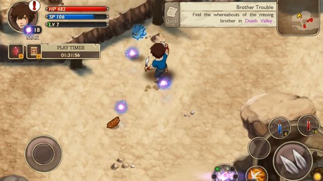 RPG Djinn Caster - gameplay #3 Death Valley смотреть онлайн