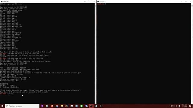 Backdoor - ingreslock - Metasploitable root shell смотреть онлайн
