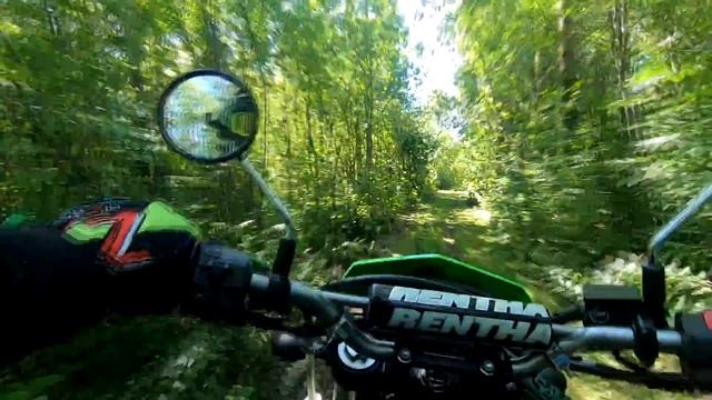 Покатушка. Эндуро Подосиновка-Сарапки. Kawasaki KLX250.