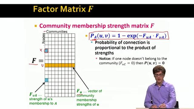 Lecture 26 — From AGM to BIGCLAM _ Stanford University смотреть онлайн
