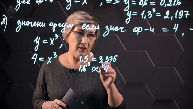 Графики функций y=аx³. 7 класс. смотреть онлайн