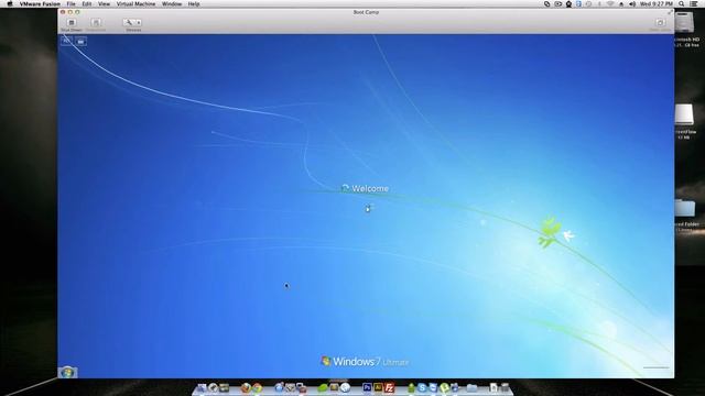 Bootcamp Windows partition in Fusion5 on Mac OS X Lion смотреть онлайн