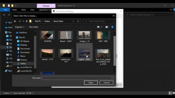How to make Video Screensaver, How to use Video as Screensaver
