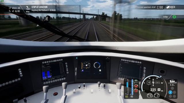 München to Augsburg in 4 Minutes While in a ICE3 - Timelapse - Train Sim World 2 смотреть онлайн
