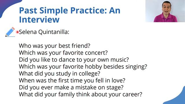Past Simple Practice: An Interview смотреть онлайн