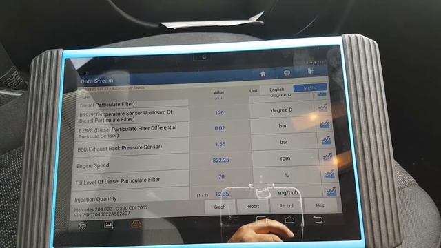 Mercedes C220 CDI error P2454, engine light on and limp mode. Fault finding and repair. смотреть онлайн