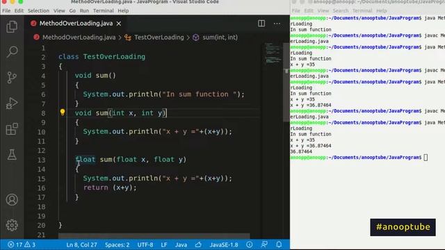Method & Constructor Overloading | Basics Of Java Programming - 11 | Basics Of Java Malayalam смотреть онлайн