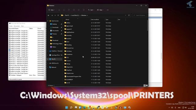 How To Clear The Printer Queue - Windows 11 смотреть онлайн