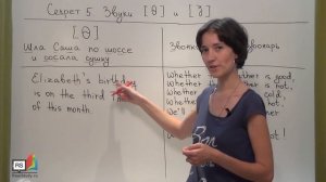 Английское произношение - 6 секретов. Межзубные звуки [θ], [ð] (сочетание th)