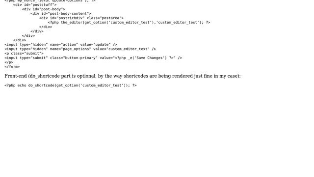 Wordpress: TinyMCE - no auto formatting using the_editor()? (2 Solutions!!) смотреть онлайн