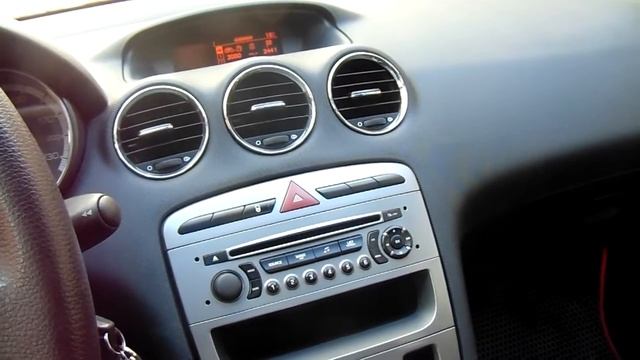 Активация AUX-входа на Peugeot 308 смотреть онлайн