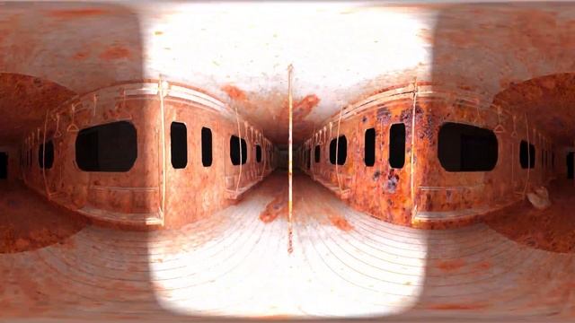 [4K VR 360°] Thomas the tank engine in abandoned station смотреть онлайн