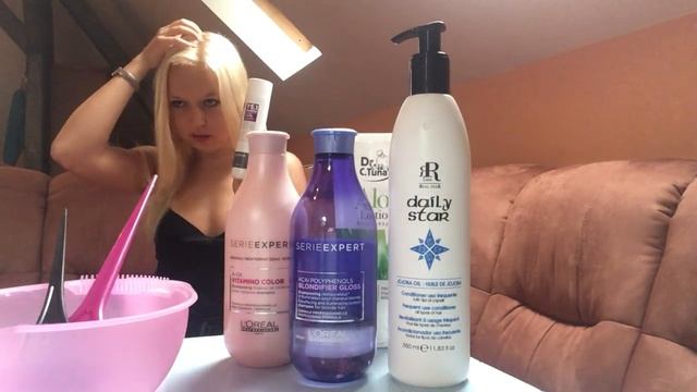 История моих волос,окрашивание в блонд,блонд уход,спрей для расчесивания волос блонд,блонд митье смотреть онлайн