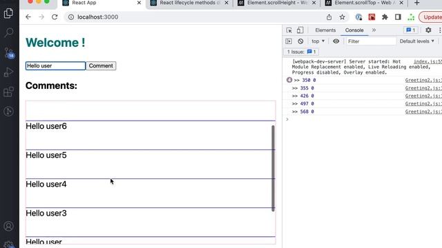 React Lifecycle methods (5) : getSnapshotBeforeUpdate смотреть онлайн