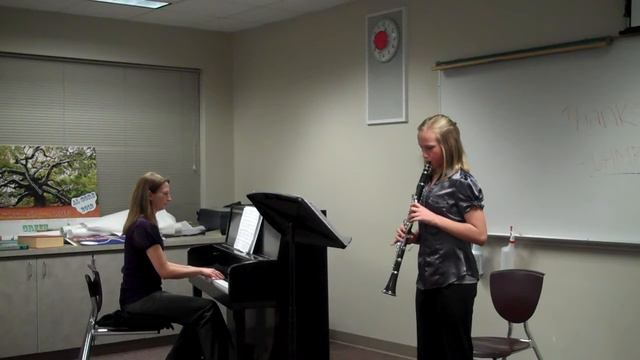 Daylyn's Boureé -Clarinet solo смотреть онлайн