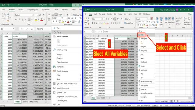 Moving Data in Excel file named “ardl_1.xls” into EViews workfile смотреть онлайн