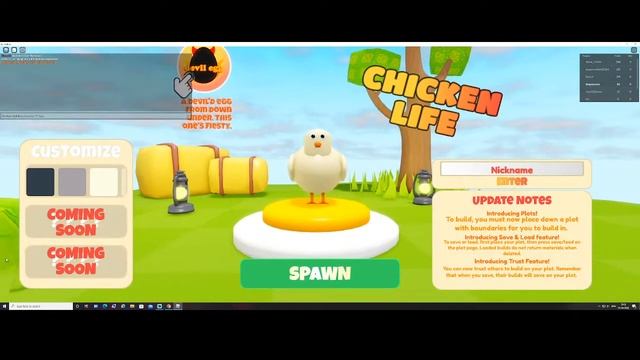 Roblox - Chicken life смотреть онлайн