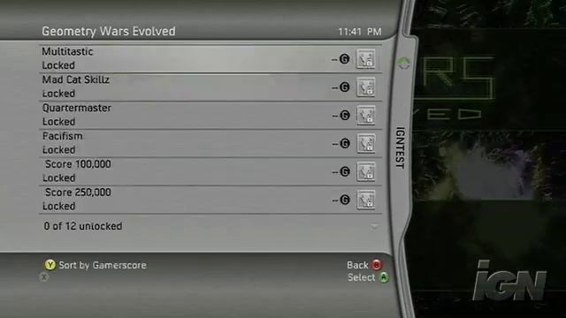 Geometry Wars: Retro Evolved Xbox 360 Gameplay - Starting смотреть онлайн