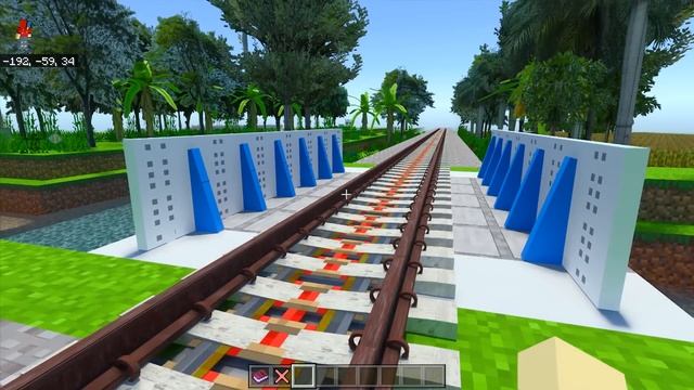 Map Perkeretaapian Nuansa Indonesia Realistic di MCPE смотреть онлайн