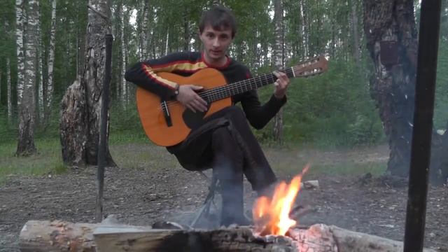 Как играть на гитаре  Кино - Когда твоя девушка больна - Урок гитары видео смотреть онлайн