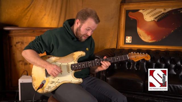 2021 Fender Stratocaster 63 Ultra Relic Masterbuilt Vincent van Trigt | Guitar Demo смотреть онлайн