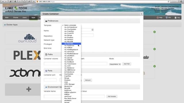 Docker Apps in unRAID смотреть онлайн