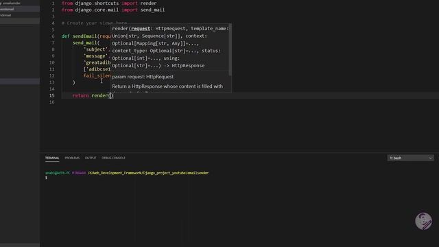 Django Send Email Functionality In Depth Tutorial || Django Tutorial By Great Adib смотреть онлайн
