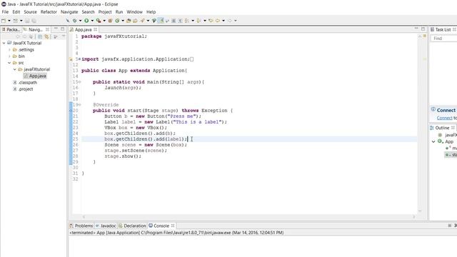 JavaFX tutorials: Episode 2- Layout Panes смотреть онлайн