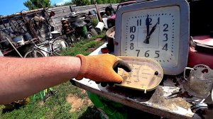 Расхламляю участок! Куча меди в огромном холодильнике!