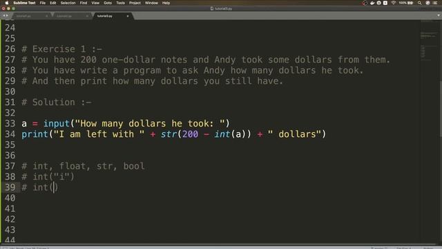 Python Tutorial for Beginners: #3 - Input functions and Type conversions смотреть онлайн