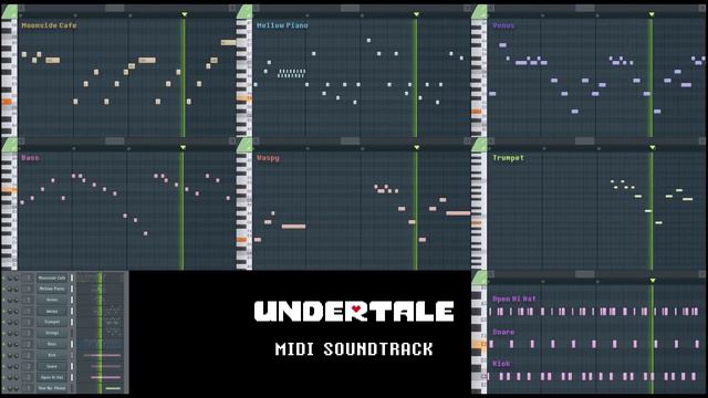 Undertale: Ghost Fight MIDI смотреть онлайн