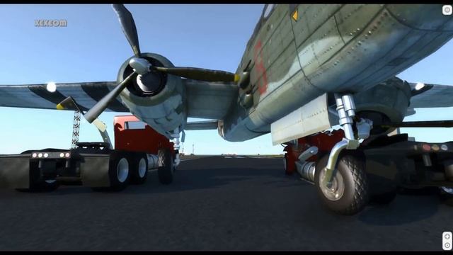 BeamNG.Drive Mod : B-25 Mitchell Plane (Crash Test)