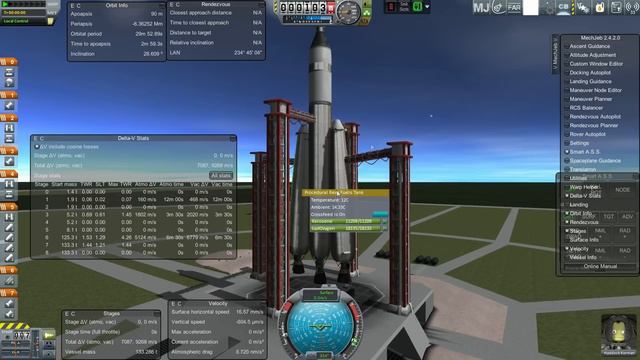 Realism Overhaul in KSP Beta 13 - Kerbal in Orbit смотреть онлайн
