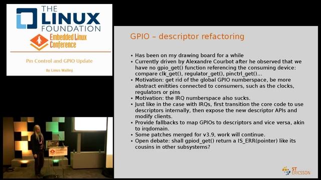 Embedded Linux Conference 2013 - Pin Control and GPIO Update смотреть онлайн