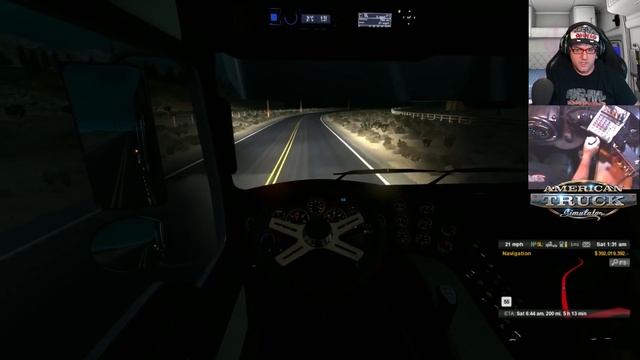 American Truck Simulator Kenworth K108 + 125 ton Load смотреть онлайн