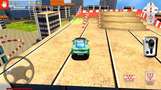 Roof Stunt Driving Parking Sim #3 - New Vehicle SPORTS CAR Unlocked Android GamePlay FHD смотреть онлайн